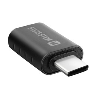 Adaptador Otg Usb-c A Usb Hembra Transferencia De Datos Y Carga Swissten