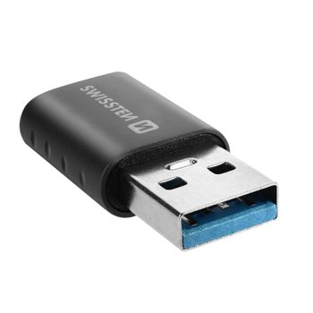 Adaptador Usb Macho 3.0 A Usb-c Transferencia De Datos Y Carga Swissten