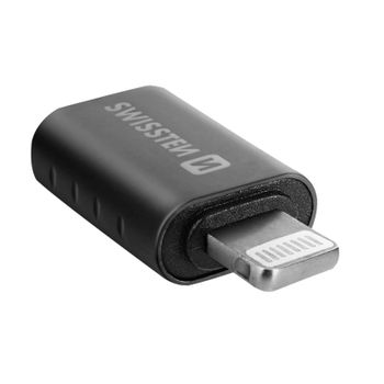 Adaptador Otg Lightning A Usb Trasferencia De Datos Y Carga Swissten