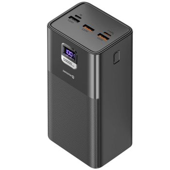 Batería De Reserva 50000mah Usb Y Usb C 100w Swissten Power Line Compact Negro