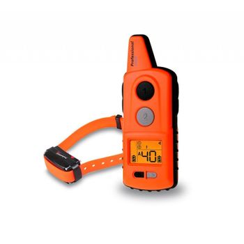 Dogtrace Pro - Collar De Adiestramiento Para Perros Uso Profesional O Deportivo Largo Alcance 2 Kilómetros, Color Naranja, Modelo Pro One - Pequeños Shih Tzu, Yorkshire