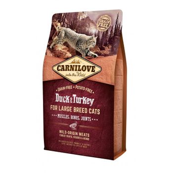 Carnilove Feline Adult Large Pato Pavo 2kg