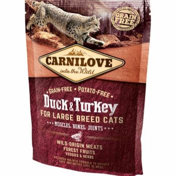 Carnilove Feline Adult Large Pato Pavo 400gr