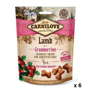 Carnilove Canine Crunchy Snack Cordero Arandanos Caja 6x200g