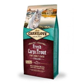 Carnilove Feline Adult Sterilised Fresh Carpa Trucha 2kg