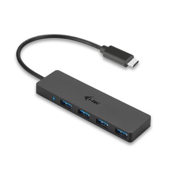 Usb-c Slim Concentrador Hub, Dotado De 4 Puertos