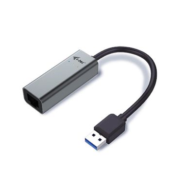 I-tec Metal Usb 3.0 Metal Adaptador Para Gigabit Ethernet, Alámbrico, Usb Tipo A, Ethernet, 1000 Mbit/s, Negro, Gris