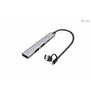 I-tec Usb-c/usb-a Metal Hub 1x Usb 3.0 + 3x Usb 2.0