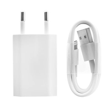 Cargador A14000 + Cable Iphone Md818 Original Apple – Blanco