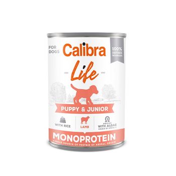 Calibra Dog Life Lata Puppy&junior Cordero Y Arroz 6x400gr