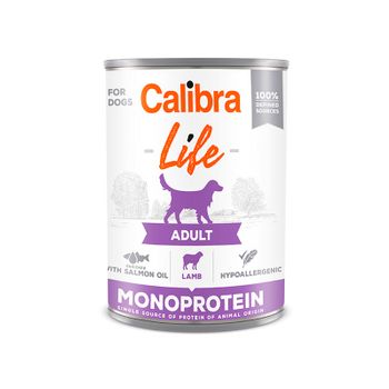 Calibra Dog Life Lata Adult Cordero 6x400gr