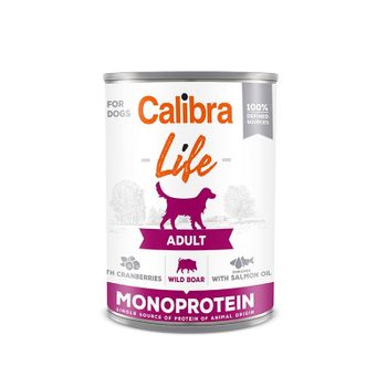 Calibra Dog Life Lata Adult Jabalí Con Arandanos 6x400gr