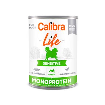 Calibra Dog Life Lata Sensitive Conejo 6x400gr