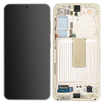 Lcd Completo Oficial Para Samsung S23 Cristal Táctil Y Chasis Beige