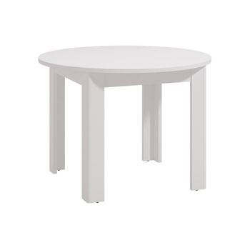 Mesa Fija Yuvala  106.4x106.4x76.4 Cm Color Blanco Vente-unique