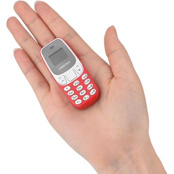 Bm10 Mini Movil. El Movil Mas Pequeño Del Mundo Con Doble Sim Y Multifunción Rojo