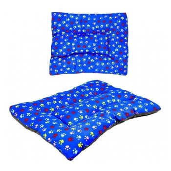 Cama Para Perros Mascotas Con Acolchado Grueso 90x70x10cm