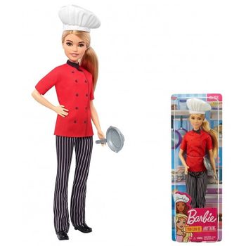 Barbie Quiero Ser Chef, Muñeca Rubia Con Accesorios (mattel Fxn99)