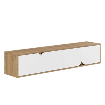 Mueble Tv Spark | Venprodin | 180 Cm | Roble - Blanco