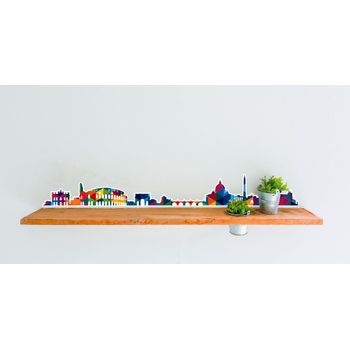 Pegatina De Pared  Mosaic City, 103x0,1cm14 Cm, Multicolor