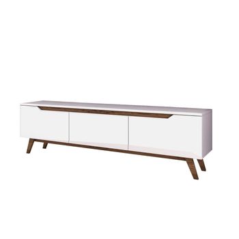 Mueble De Tv 3 Puertas Blanco - L180 Cm