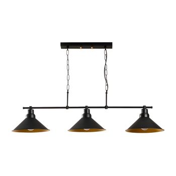 Lámpara De Techo Suspendida Sivani  108x24x55 Cm Color Negro Vente-unique