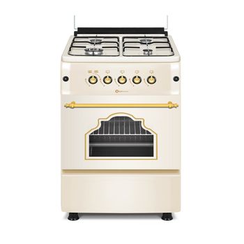 Cocina + Horno INFINITON CC9090HGCX - Inox, 5 Fuegos, 92 litros, ancho 90cm