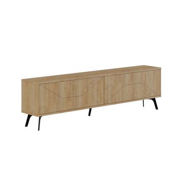 Mueble Tv 4 Puertas L180 Cm - Dune