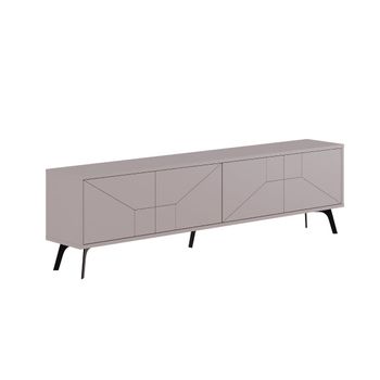 Mueble Tv 4 Puertas L180 Cm - Dune - L 180  X A 29,6  X H 50  Cm