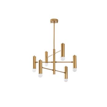 Lámpara De Techo Suspendida Urania  55x55x73 Cm Color Dorado Vente-unique