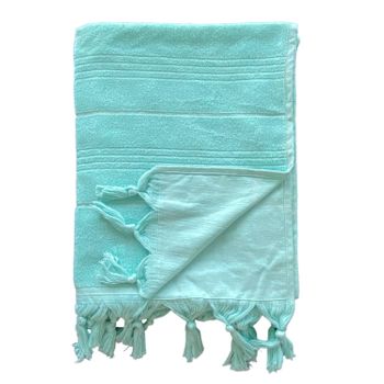 Toalla De Rizo Hammam Aqua 90x160 330 G/m²