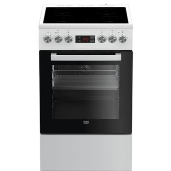 Beko Cocina Vitrocerámica 60l 4 Fuegos Blanca - Fse57302gwc