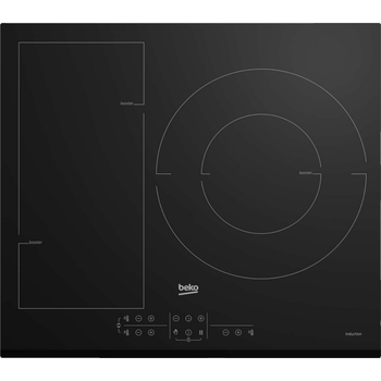 Beko Placa De Inducción 60cm 3 Fuegos 7200w Negra - Hii63201fmtb