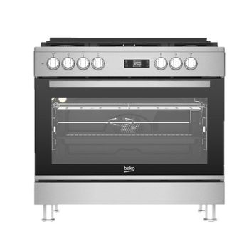 Cocina Vitrocerámica Zanussi ZCV540G1WA Blanca de 85 x 50 cm con 4 zonas y  Horno Grill Clase A