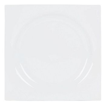 Plato Llano Zen Porcelana Blanco (27 X 27 X 3 Cm)