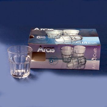 Vaso Agua Pack 6 Aras - Art&craft - 20066 - 30 Cl..