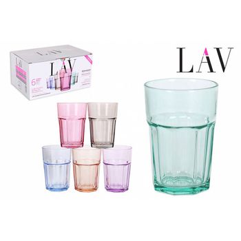 Vaso Alto Set-6 365cc - Lav - Cfp20067..