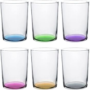 Set De 6 Vasos De Agua De Colores Pastel 520ml
