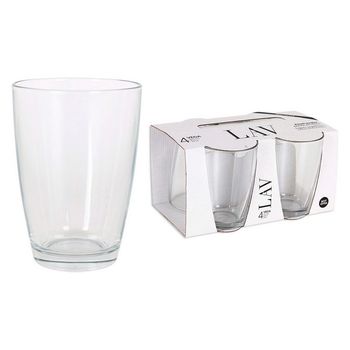 Set De Vasos Lav Vega 415 Ml Cristal (pack De 4)