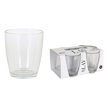 Seis vasos térmicos de vidrio con doble pared para tomar el café