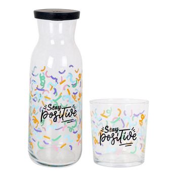 Set De Vasos Lav Positive Cristal Botella (7 Pcs)