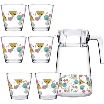 Set De 6 Vasos De Colores Pastel Vidrio Multicolor 365ml con Ofertas en  Carrefour