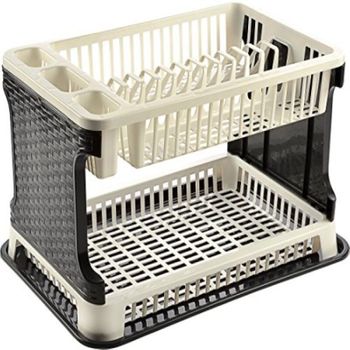 Escurreplatos Plegable Bandeja Sobre Fregadero De Plastico 37x33x21 Cm con  Ofertas en Carrefour