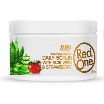 Red One Exfoliante Diario Aloe Vera & Fresa 450 Ml