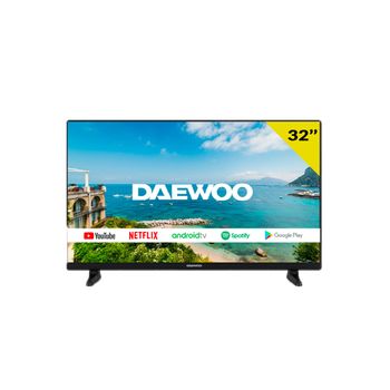 Televisor Smart Tv Daewoo 32dm63ha 32'' Hd Dled Android 11 E Negro