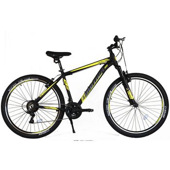 Bicicleta De Montaña Umit 29" 4motion Cuadro Aluminio T18 Negra Amarilla