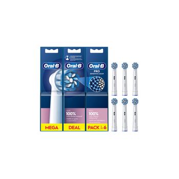 Recambio para cepillo dental  Oral-B Pro CrossAction, Cabezales De Recambio,  Pack De 9 Unidades