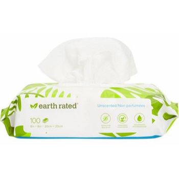 Earth Rated Toallitas Sin Perfume 100 Und