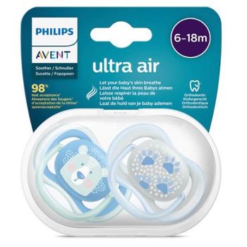 Philips Set Chupetes Ultra Air Decorados 2 Unidades