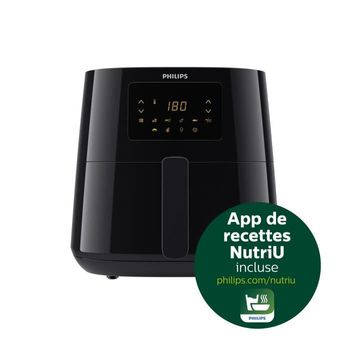 Freidora de aire Cuisiner Deluxe 3,2L 1300W 200ºC temporizador tamaño XL  negro